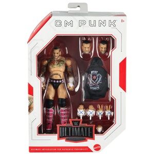 Mattel WWE Ultimate CM Punk Action Figure
